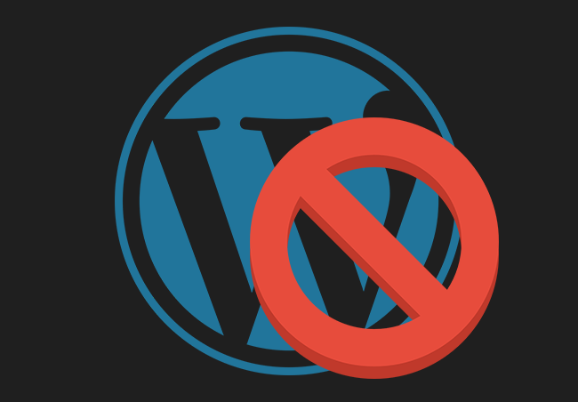 Avoid Wordpress